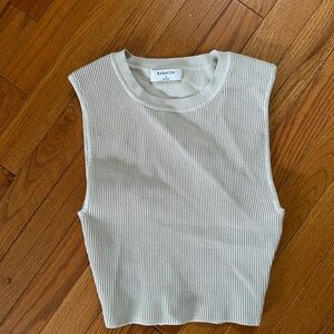Aritzia babaton Sleeveless Ribbed Knit Tank